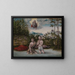 De Doop van Christus - Lucas Cranach de Oude — ingelijst kunstwerk aan de muur