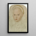 Portret van prinses Elisabeth van Saksen - Lucas Cranach de Jonge — ingelijst kunstwerk aan de muur