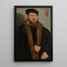 Portret van een man - Lucas Cranach de Jonge — ingelijst kunstwerk aan de muur