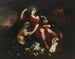 Diane rustend met haar jachthonden en putti - Lucas Franchoys de Jonge — weergave van het kunstwerk