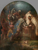 Sint Louis IX, koning van Frankrijk, ontvangt Pierre de Corbie - Lucas Franchoys de Jonge — weergave van het kunstwerk