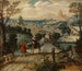 De Vlucht naar Egypte - Lucas Gassel — weergave van het kunstwerk