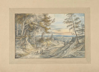 Lucas van Uden - Forest Road at Evening.webp