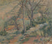 Einde van het dorp Dardennes - Lucien Pissarro — weergave van het kunstwerk