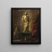 Maagd van het Louvre uit de 14e eeuw - Lucjan Przepiórski — ingelijst kunstwerk aan de muur