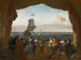 van de Allegorie van de bloeiende maritieme handel van Amsterdam - Ludolf Bakhuizen — weergave van het kunstwerk