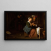 Genre scène - Ludolf de Jongh — ingelijst kunstwerk aan de muur