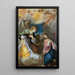 Annunciation - Ludovico Carracci — framed artwork on a wall