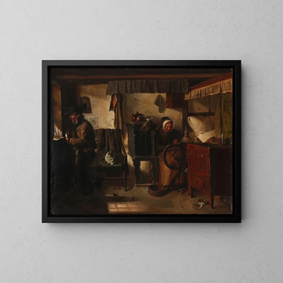 Ludvig Abelin Schou - Interir fra en Bondestue.webp