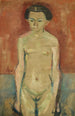 Nu ziek - Ludvig Karsten — weergave van het kunstwerk
