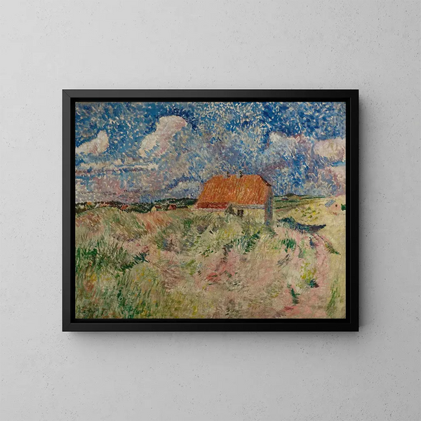 Onder Skagen - Ludvig Karsten — ingelijst kunstwerk aan de muur