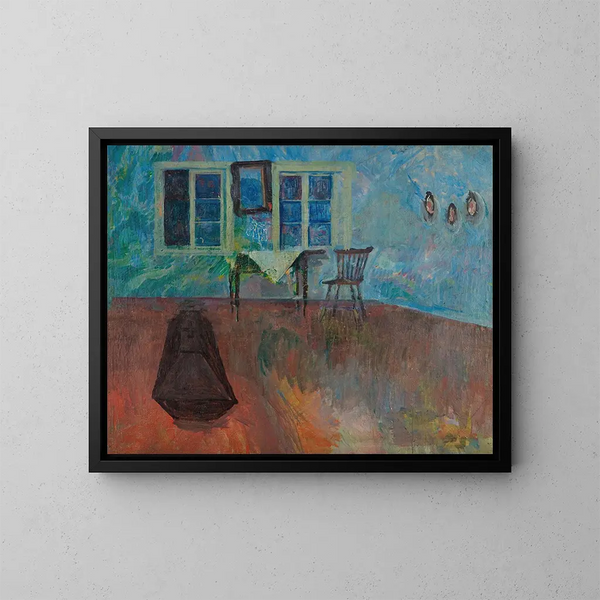 De plaats van de dood - Ludvig Karsten — ingelijst kunstwerk aan de muur