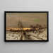Winterlandschap - Ludvig Munthe — ingelijst kunstwerk aan de muur