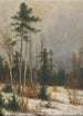 Winter Forest Painting - Ludvík Bartók — artwork view