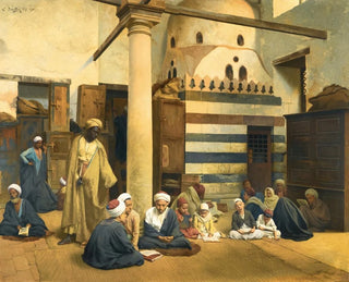 Ludwig Deutsch - In the Madrasa.webp