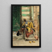 De roker van goza - Ludwig Deutsch — ingelijst kunstwerk aan de muur