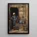 De Timmerman - Ludwig Deutsch — ingelijst kunstwerk aan de muur