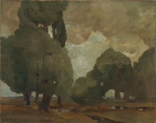 Ludwig Dill - Gewitter im Moor bei Dachau.webp