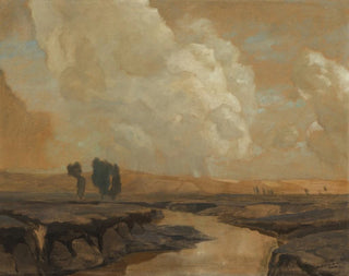 Ludwig Dill - Gewitter im Moor mit Wolkenschatten.webp