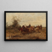 A carpet merchant traveling across the country - Ludwig Gedlek — framed artwork on a wall