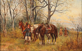 Ludwig Gedlek - Kosakenpatrouille.webp