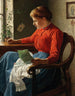 La lettre - Ludwig Gloss — weergave van het kunstwerk