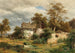van een vervallen boerderij in de Laabach-vallei nabij Kaumberg - Ludwig Halauska — weergave van het kunstwerk
