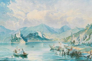 Ludwig Halauska - A view of Bled island in lake Bled in Slovenia.webp