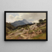 van Mittenwald uitzicht op het Karwendel-gebergte - Ludwig Halauska — ingelijst kunstwerk aan de muur