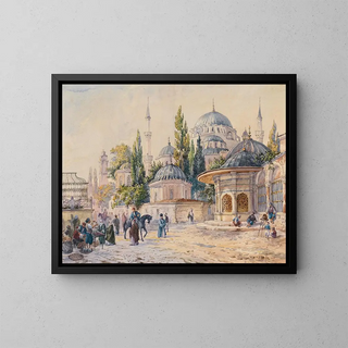 Ludwig Hans Fischer - The Sehzade Mosque in Laleli Istanbul.webp