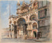 La basilique Saint-Marc à Venise - Ludwig Johann Passini — weergave van het kunstwerk