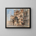 La basilique Saint-Marc à Venise - Ludwig Johann Passini — ingelijst kunstwerk aan de muur
