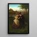 Amour courtois - Ludwig Kachel — ingelijst kunstwerk aan de muur