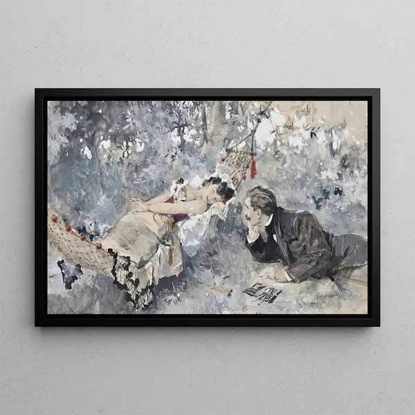 Ludwig Marold - A lovers tryst.webp