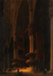 L'intérieur de la cathédrale de Milan - Ludwig Mecklenburg — weergave van het kunstwerk