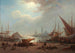Venetië, uitzicht op San Giorgio Maggiore vanaf de Piazzetta - Ludwig Mecklenburg — weergave van het kunstwerk