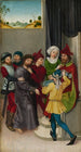 Le Christ devant Pilatus - Ludwig Schongauer — weergave van het kunstwerk