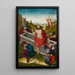 La Résurrection - Ludwig Schongauer — ingelijst kunstwerk aan de muur