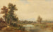 Small river scene painting - Ludwig Sckell — artwork view