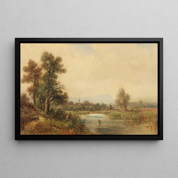 Ludwig Sckell - Kleine Flulandschaft.webp