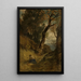 Autumn Landscape Painting - Ludwig Willroider — framed artwork on a wall