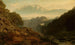 Mountain landscape with a castle - Ludwig Willroider — artwork view