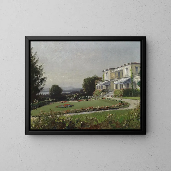 Zomerdag - Ludwig Willroider — ingelijst kunstwerk aan de muur