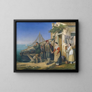 Ludwig von Beniczky - Eine venezianische Fischerfamilie.webp