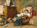 De huismussen - Luigi Bechi — weergave van het kunstwerk