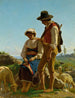 Taking care of their herd - Luigi Bechi — artwork view
