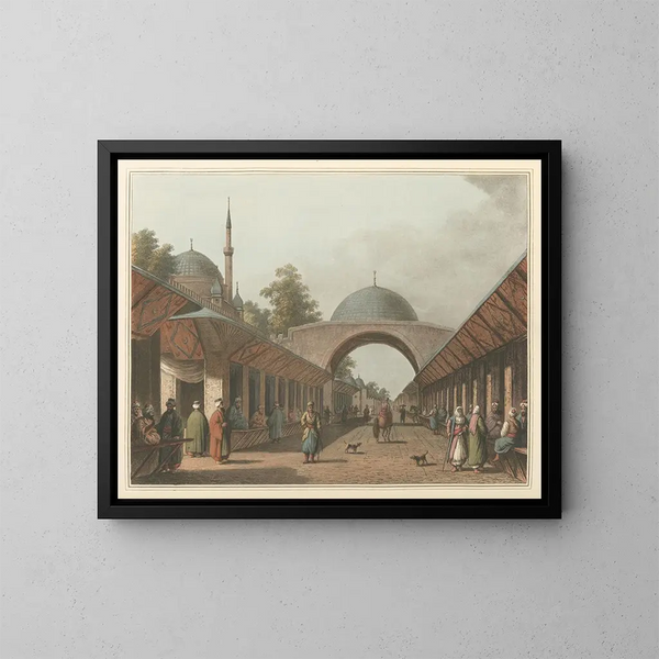 Borgas - Luigi Mayer — ingelijst kunstwerk aan de muur