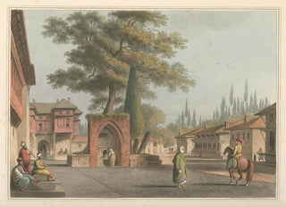 Luigi Mayer - Caravansary at Kustchiuk Czemege.webp