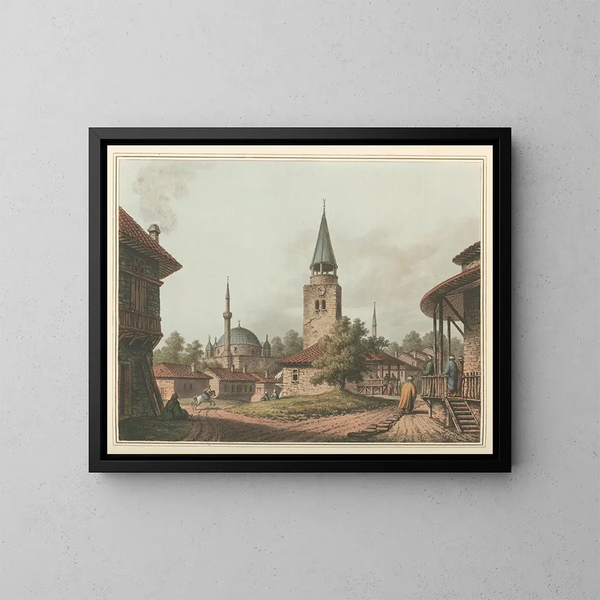 Kaskerat - Luigi Mayer — ingelijst kunstwerk aan de muur