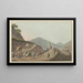 Route sur la montagne des Balkans - Luigi Mayer — framed artwork on a wall